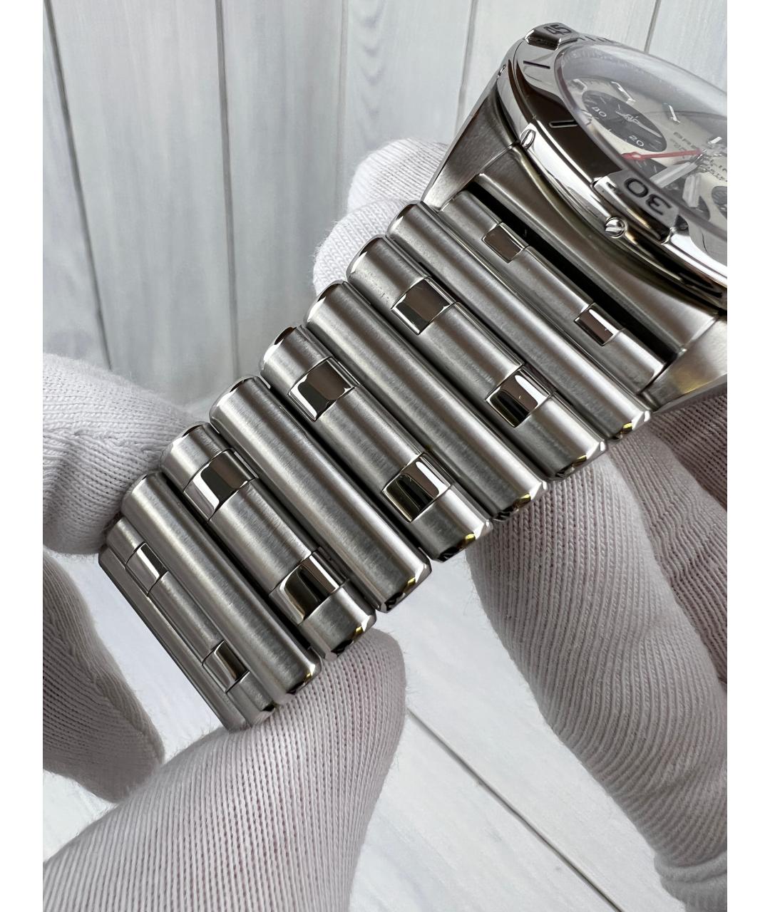 BREITLING Серебряные металлические часы, фото 5