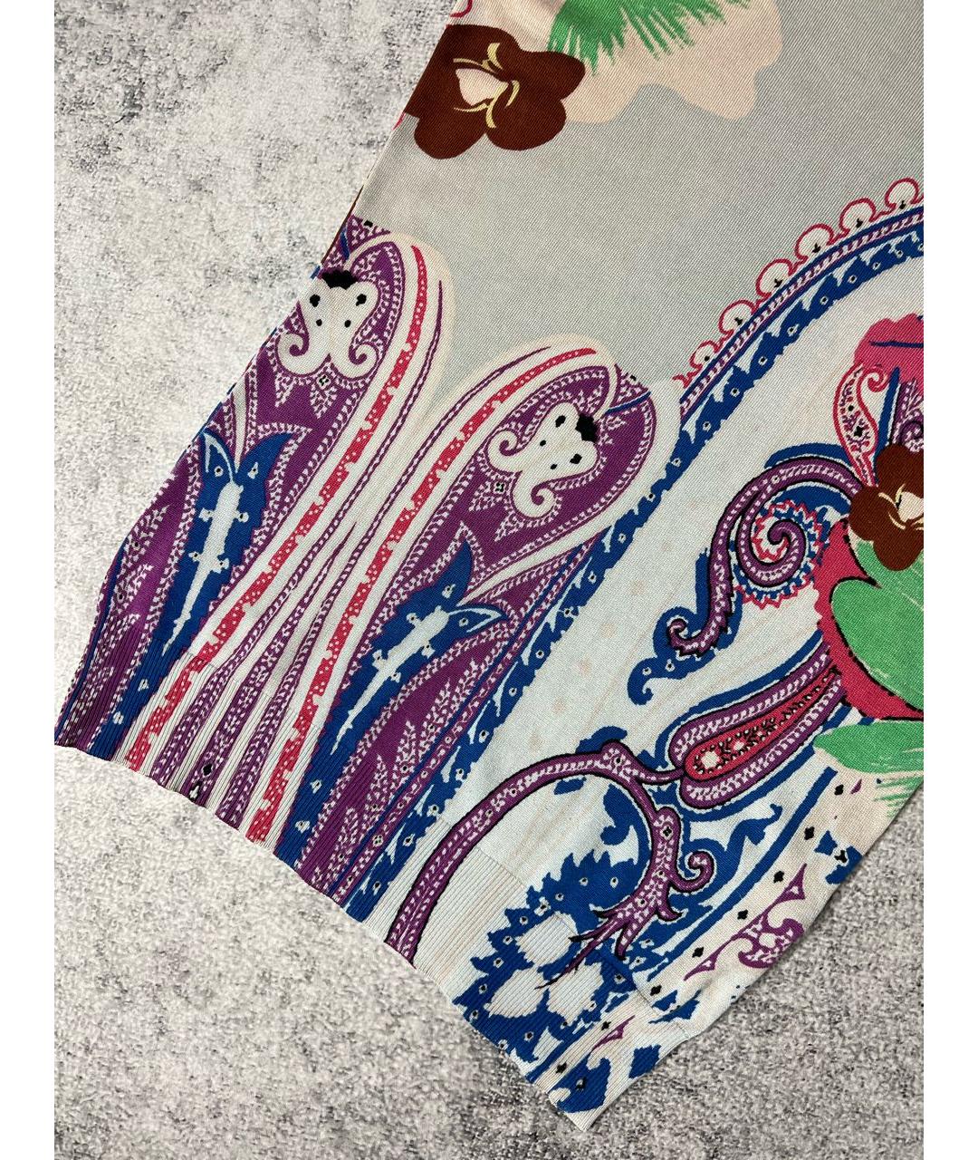 ETRO Мульти шелковая футболка, фото 3