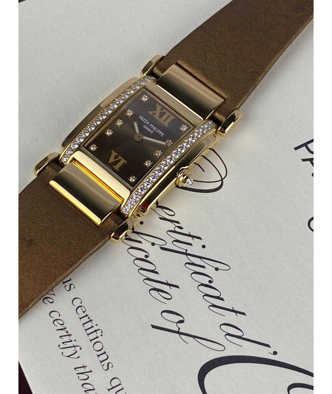 PATEK PHILIPPE Коричневые часы из розового золота, фото 7