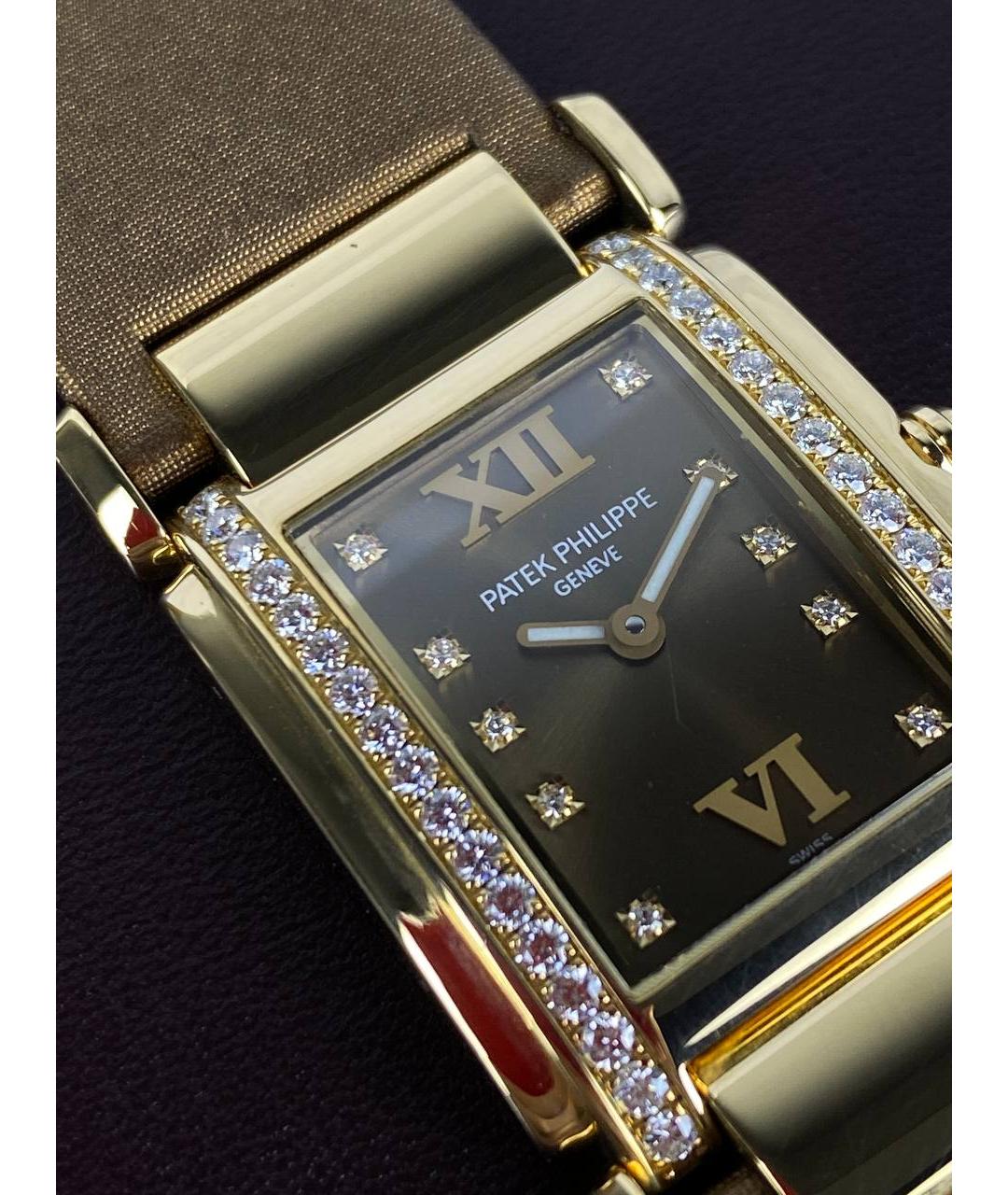PATEK PHILIPPE Коричневые часы из розового золота, фото 3