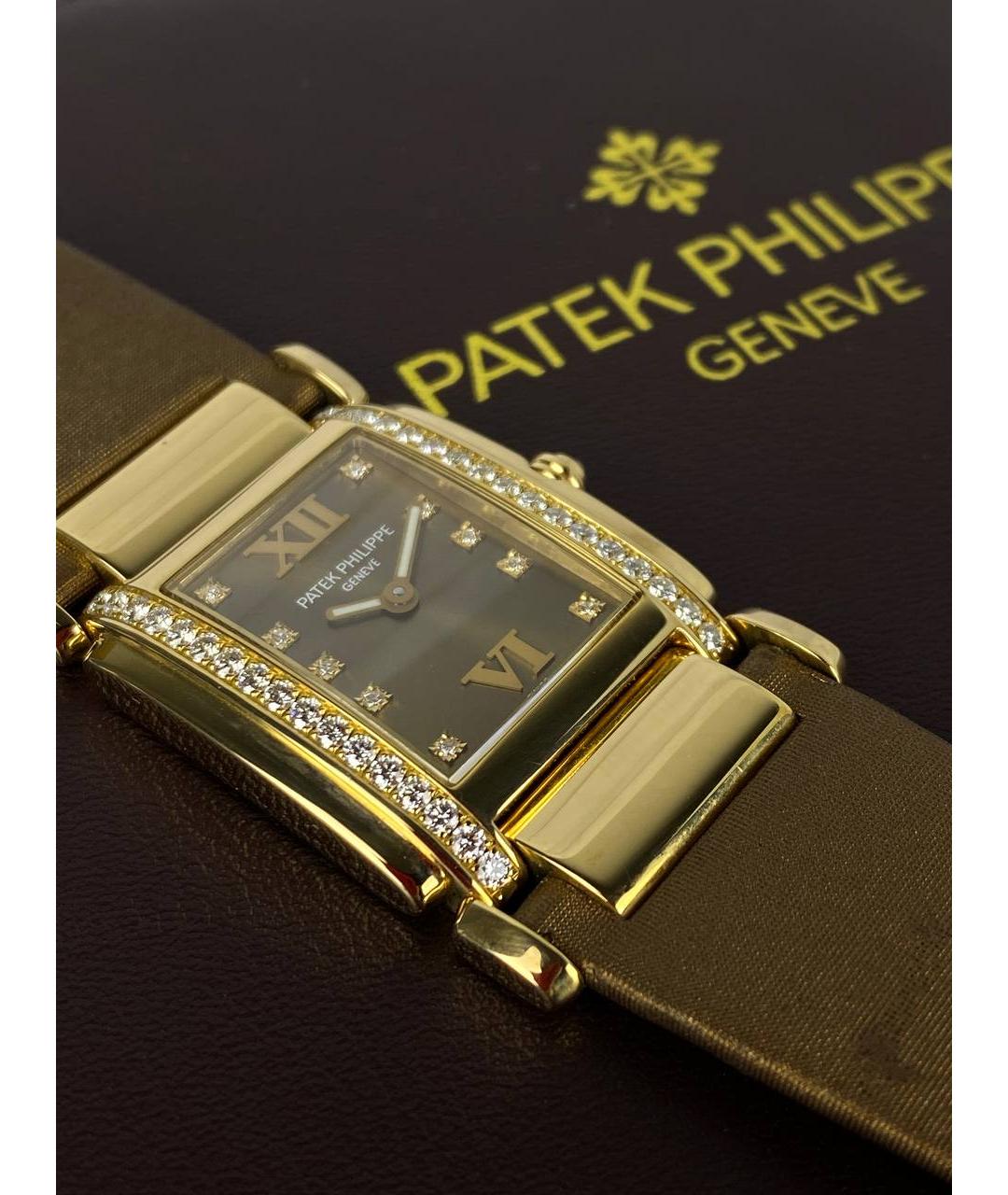 PATEK PHILIPPE Коричневые часы из розового золота, фото 2