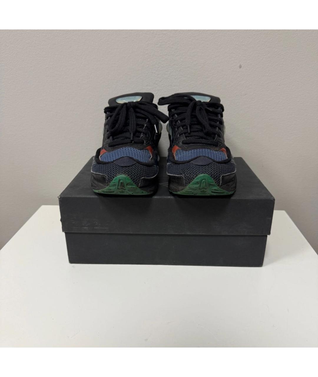 ADIDAS X RAF SIMONS Черные низкие кроссовки / кеды, фото 3