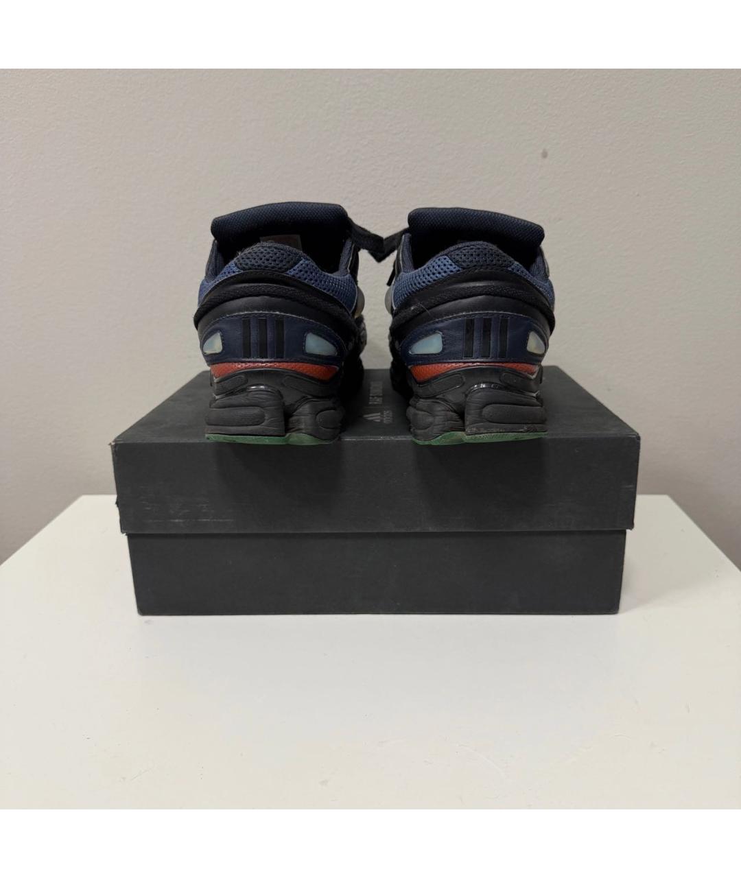 ADIDAS X RAF SIMONS Черные низкие кроссовки / кеды, фото 4