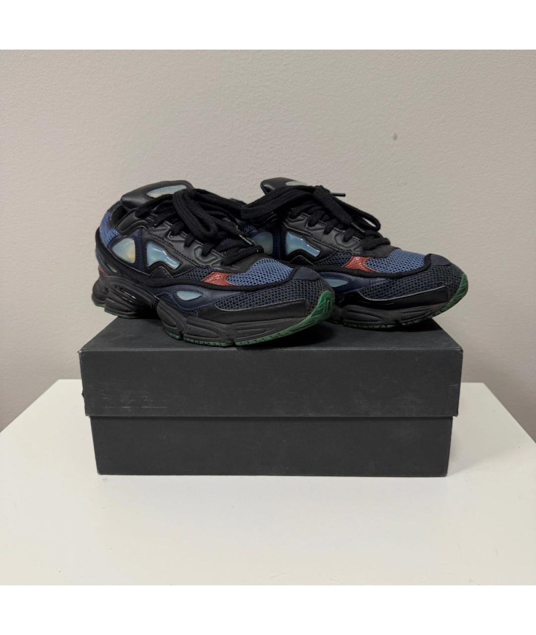 ADIDAS X RAF SIMONS Черные низкие кроссовки / кеды, фото 2