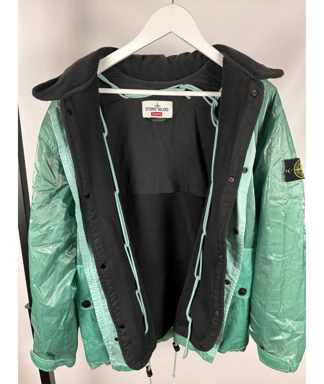 STONE ISLAND Зеленая куртка, фото 5