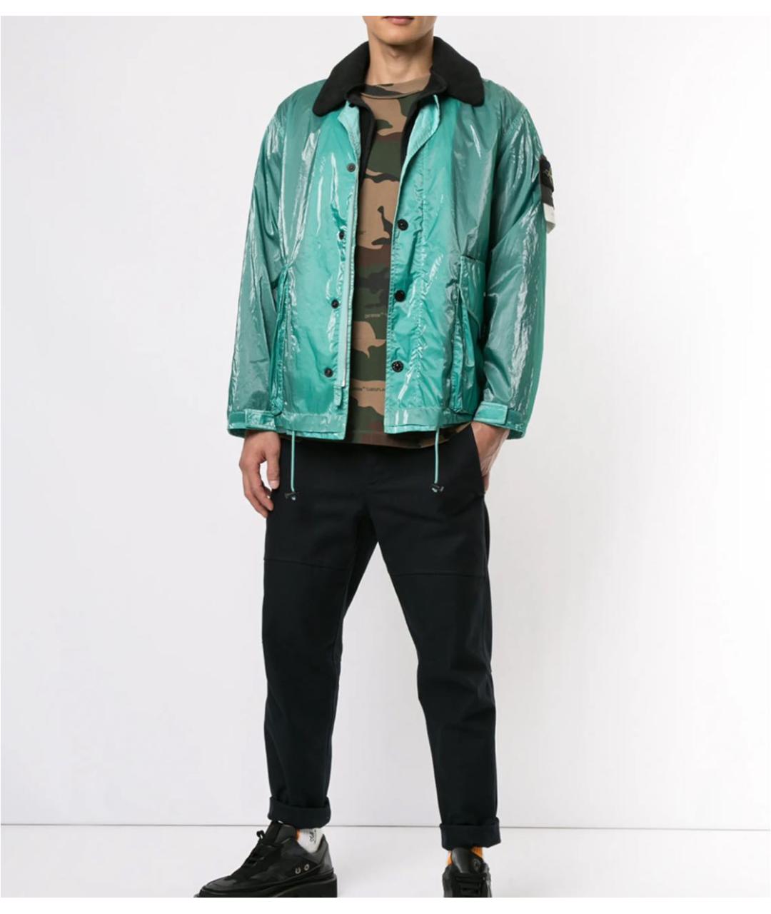 STONE ISLAND Зеленая куртка, фото 8