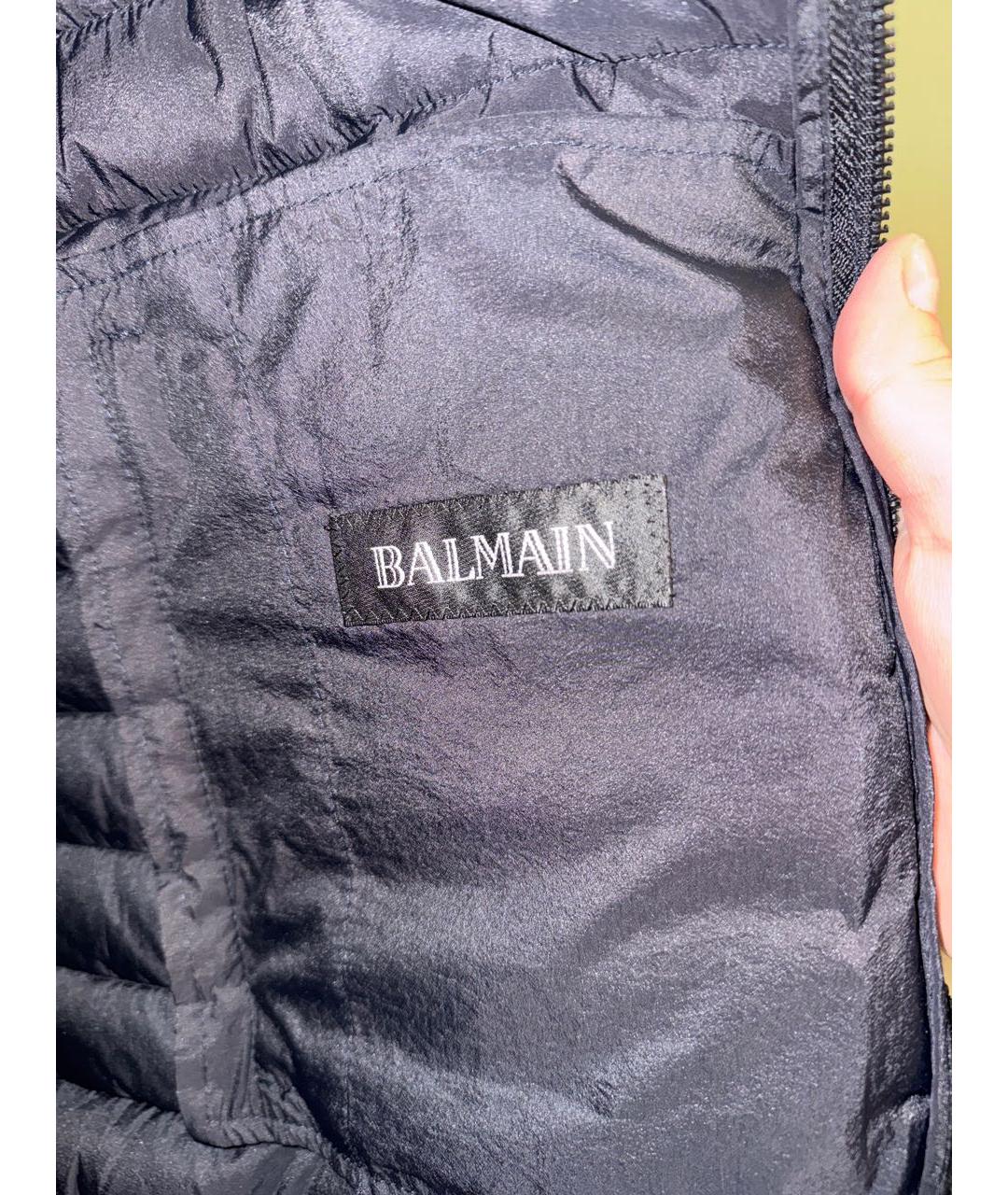 BALMAIN Черная куртка, фото 4