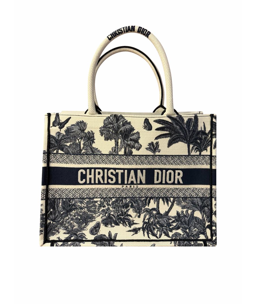 CHRISTIAN DIOR Мульти хлопковая сумка тоут, фото 1