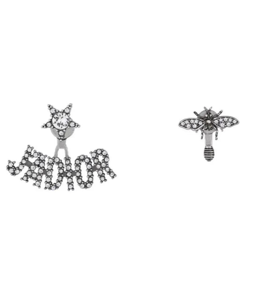 CHRISTIAN DIOR Золотые латунные серьги, фото 1