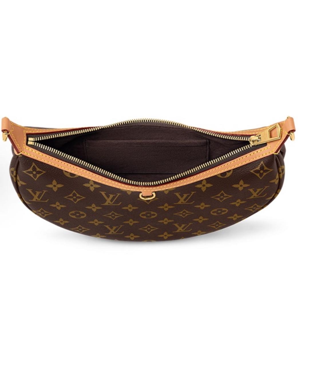 LOUIS VUITTON Коричневая сумка с короткими ручками, фото 4