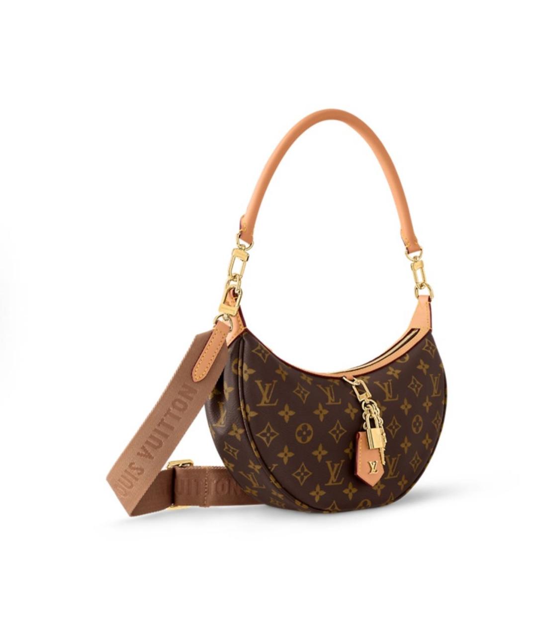 LOUIS VUITTON Коричневая сумка с короткими ручками, фото 2