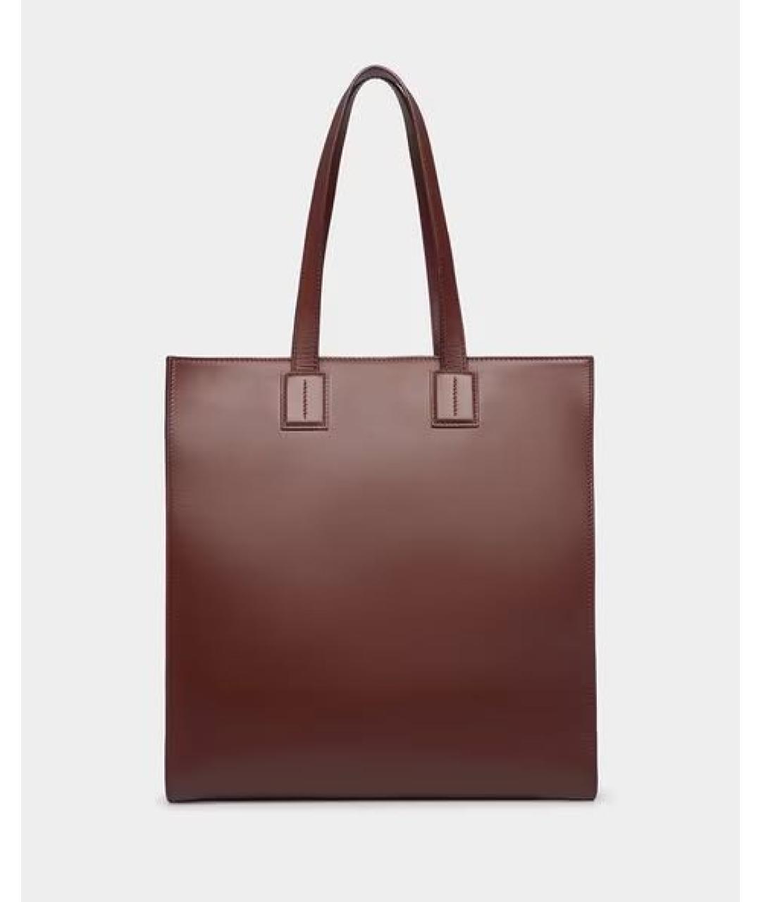 BALLY Коричневая кожаная сумка тоут, фото 3
