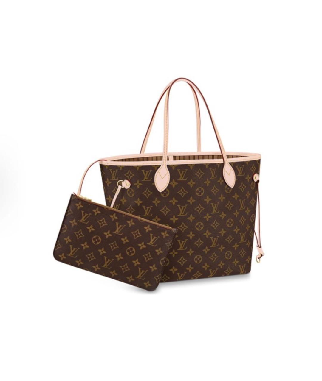 LOUIS VUITTON Коричневая сумка тоут, фото 4