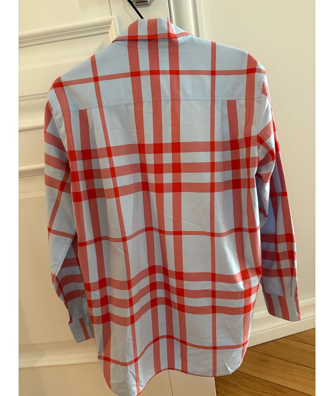 BURBERRY Голубая хлопковая рубашка, фото 2
