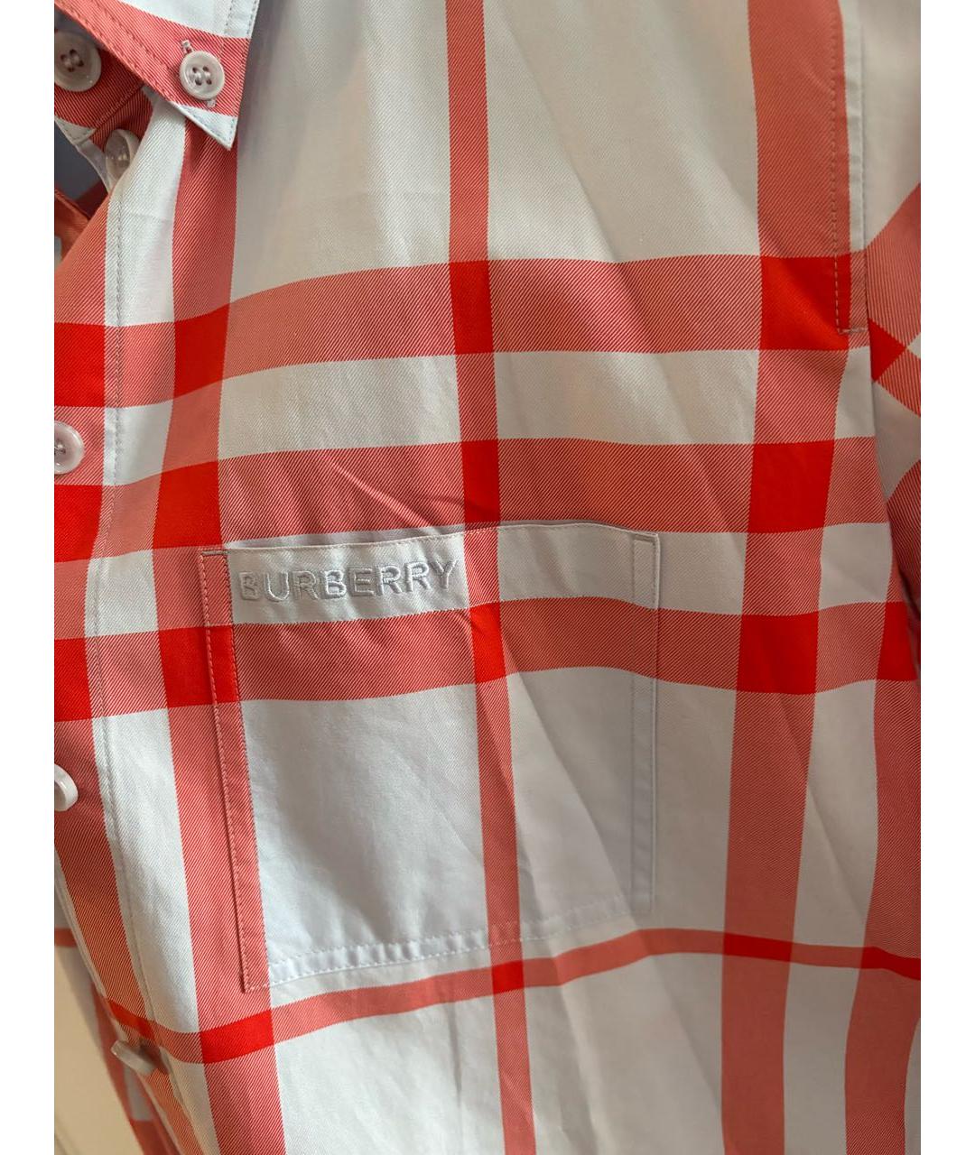 BURBERRY Голубая хлопковая рубашка, фото 3