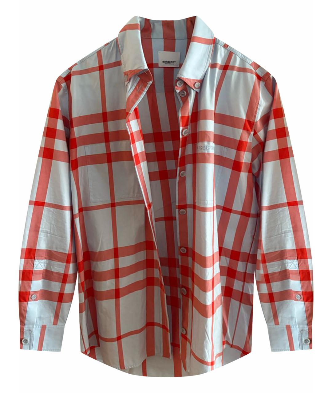 BURBERRY Голубая хлопковая рубашка, фото 1