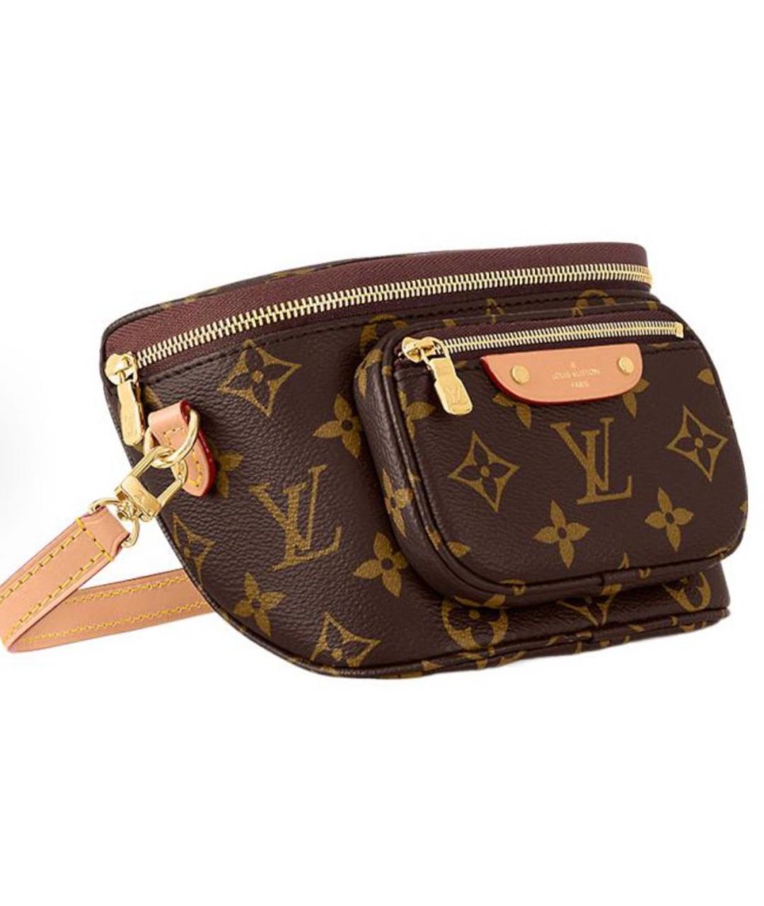 LOUIS VUITTON Коричневая сумка через плечо, фото 3