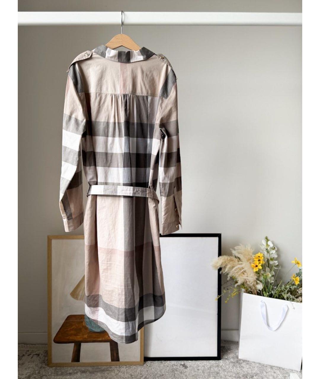 BURBERRY Хлопковое повседневное платье, фото 2