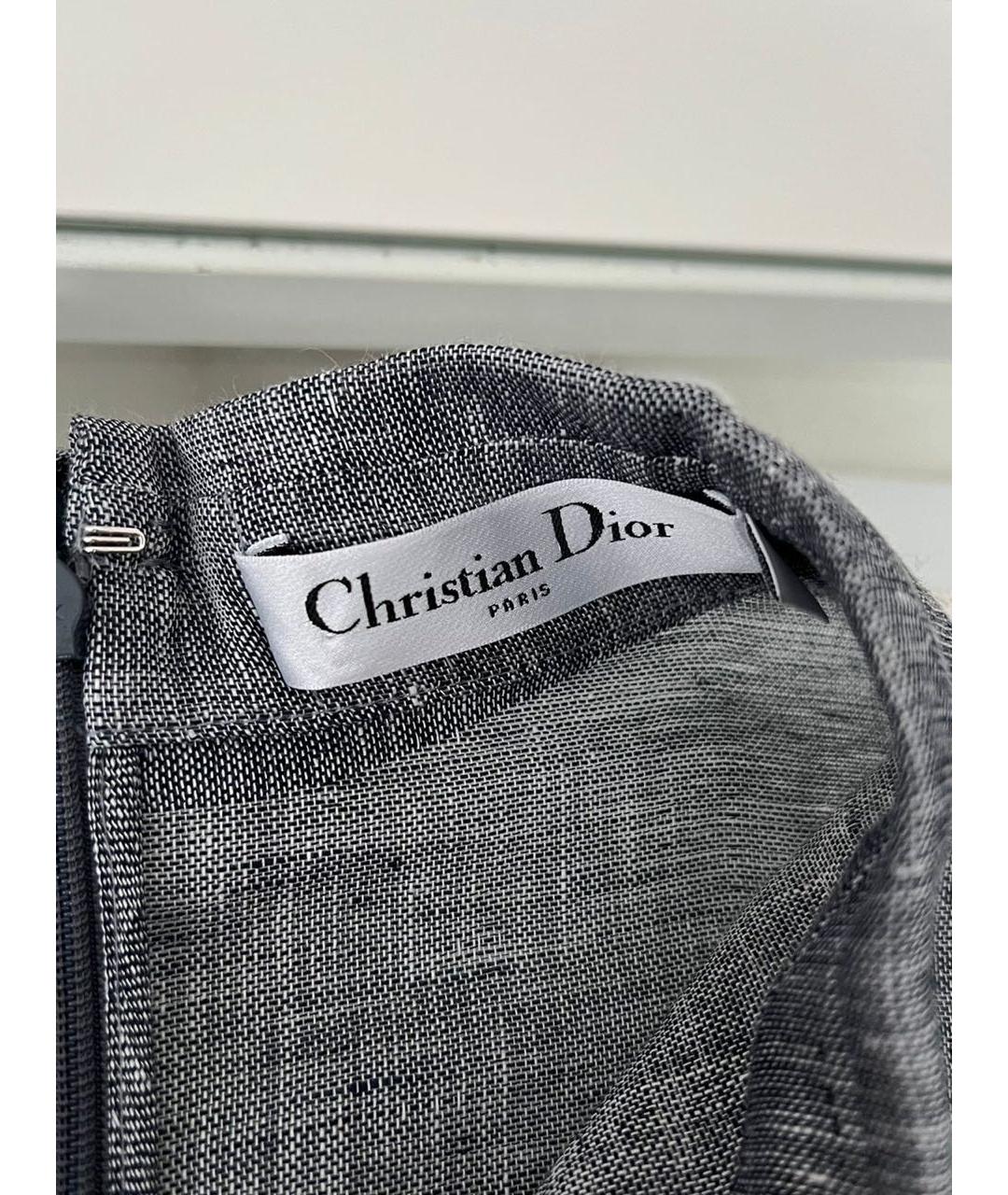 CHRISTIAN DIOR Льняное платье, фото 3