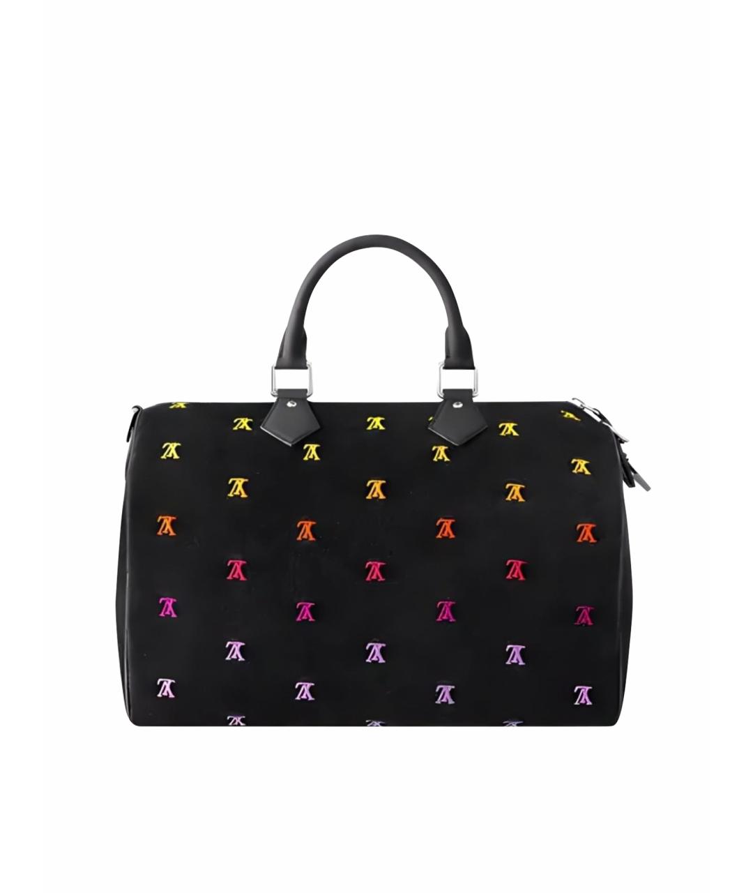 LOUIS VUITTON Черная сумка с короткими ручками, фото 1