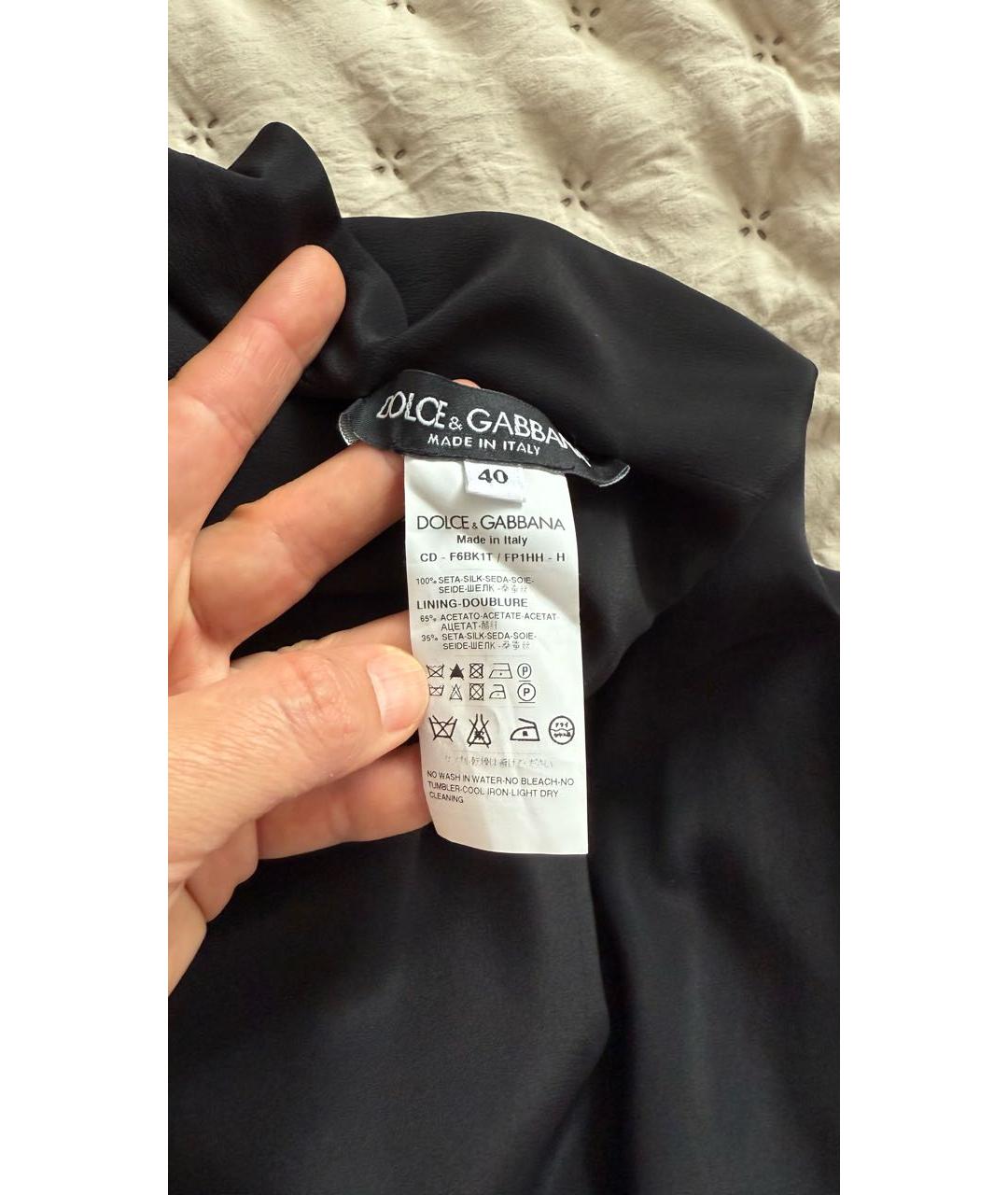 DOLCE&GABBANA Шелковое платье, фото 3