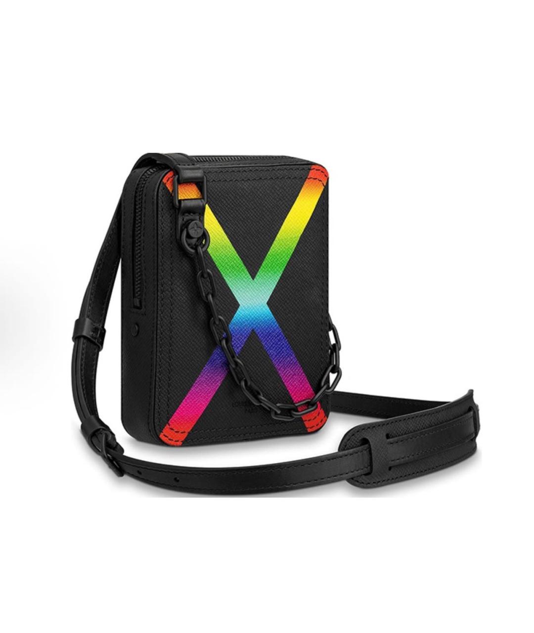 LOUIS VUITTON Черная сумка на плечо, фото 6