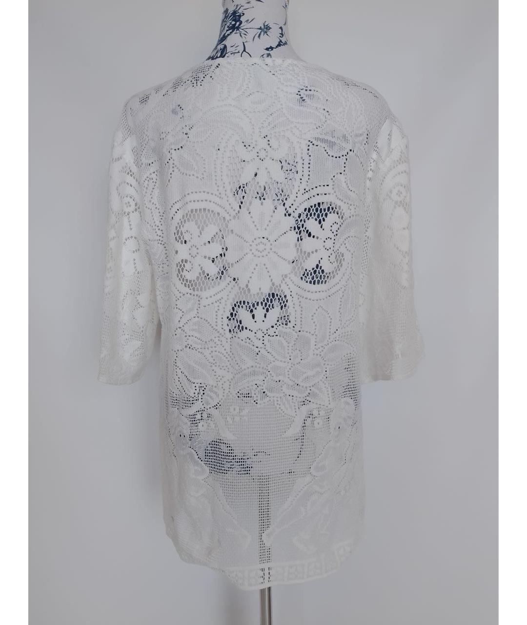 DOLCE&GABBANA Белый хлопковый костюм с брюками, фото 7
