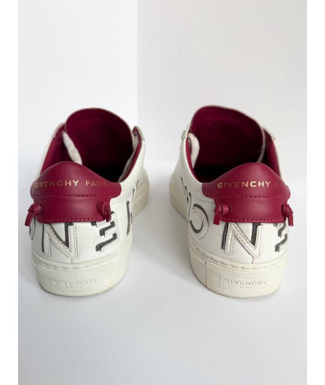 GIVENCHY Белые кожаные кеды, фото 4