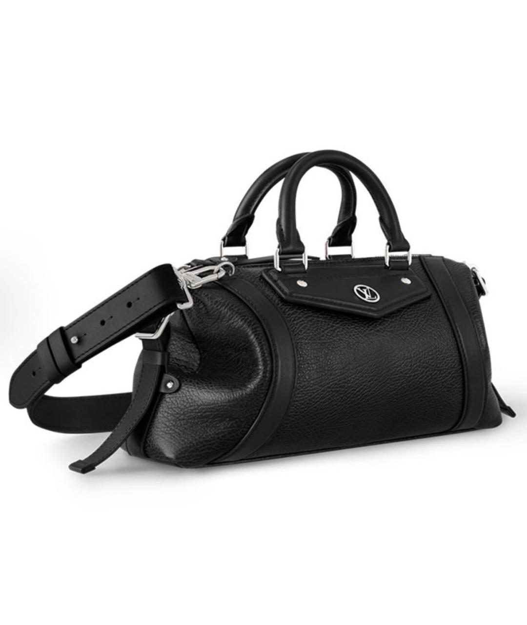 LOUIS VUITTON Черная сумка с короткими ручками, фото 5