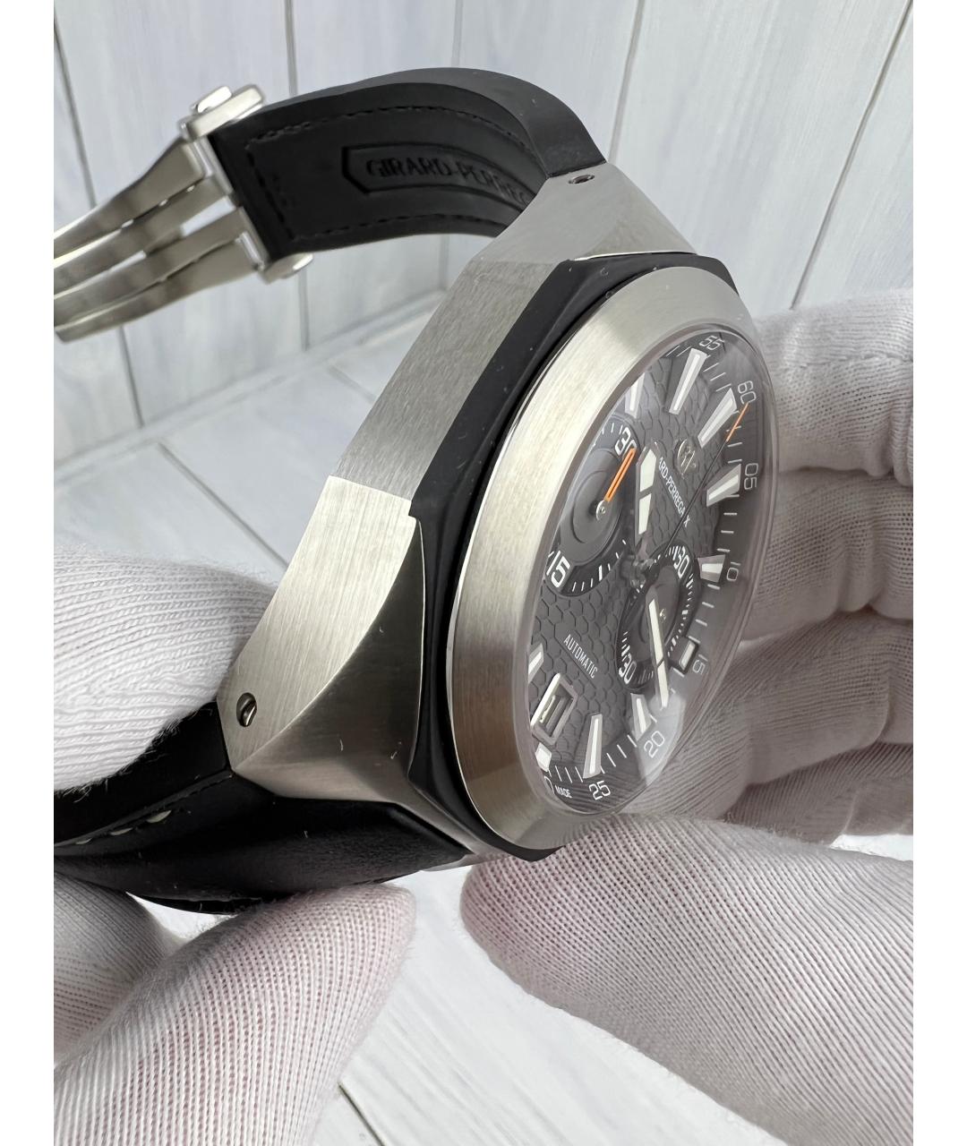 GIRARD PERREGAUX Серебряные металлические часы, фото 4