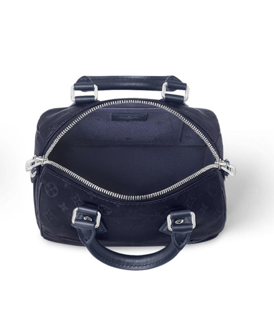 LOUIS VUITTON Темно-синяя сумка с короткими ручками, фото 4