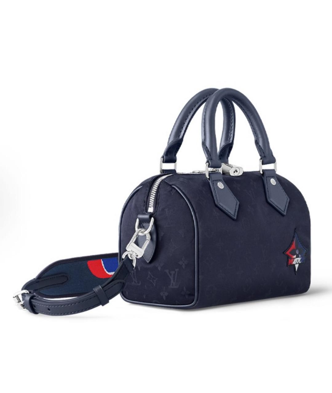 LOUIS VUITTON Темно-синяя сумка с короткими ручками, фото 2