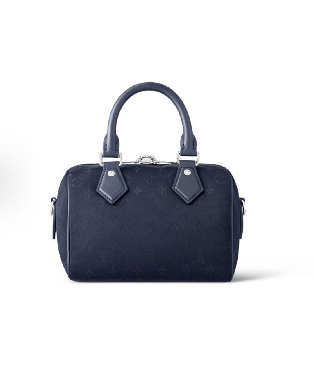 LOUIS VUITTON Темно-синяя сумка с короткими ручками, фото 3