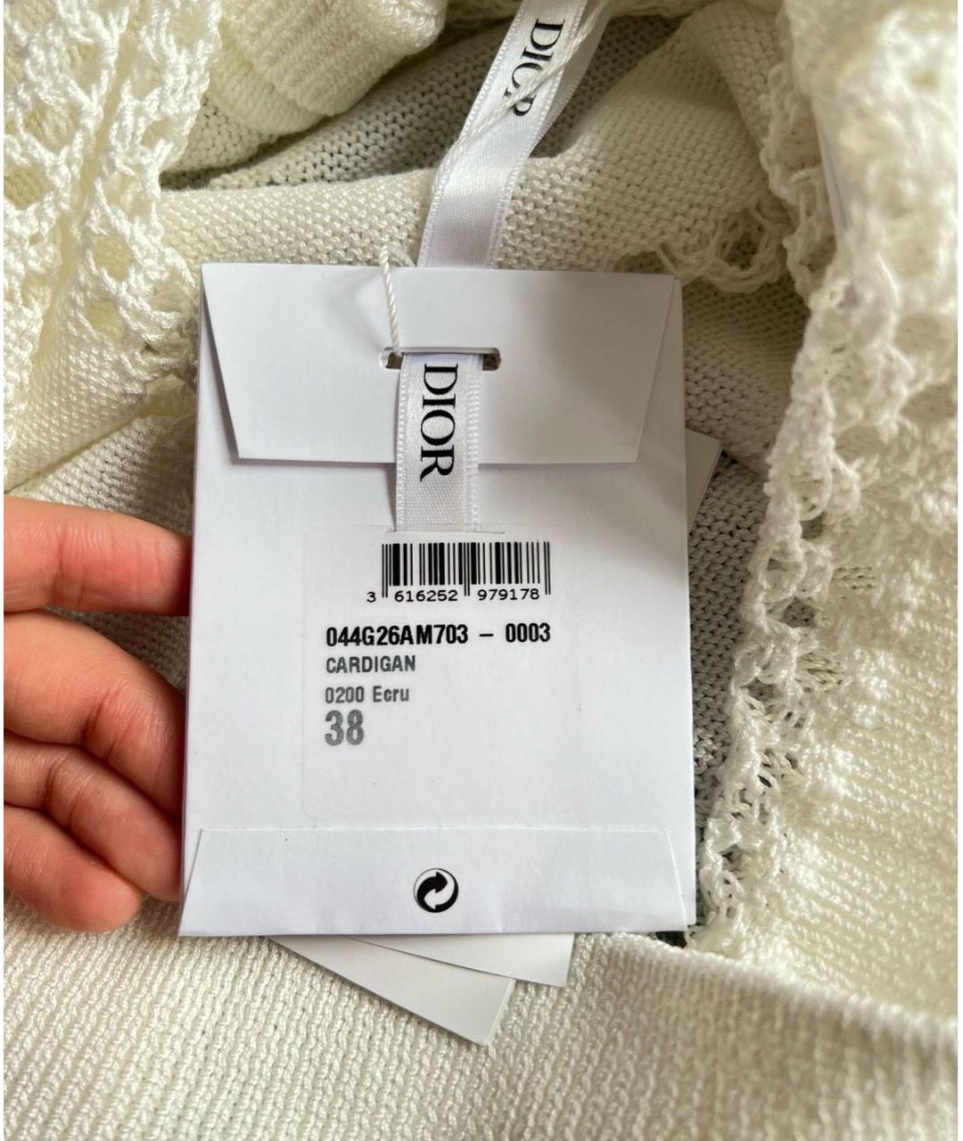 CHRISTIAN DIOR Хлопковый кардиган, фото 6