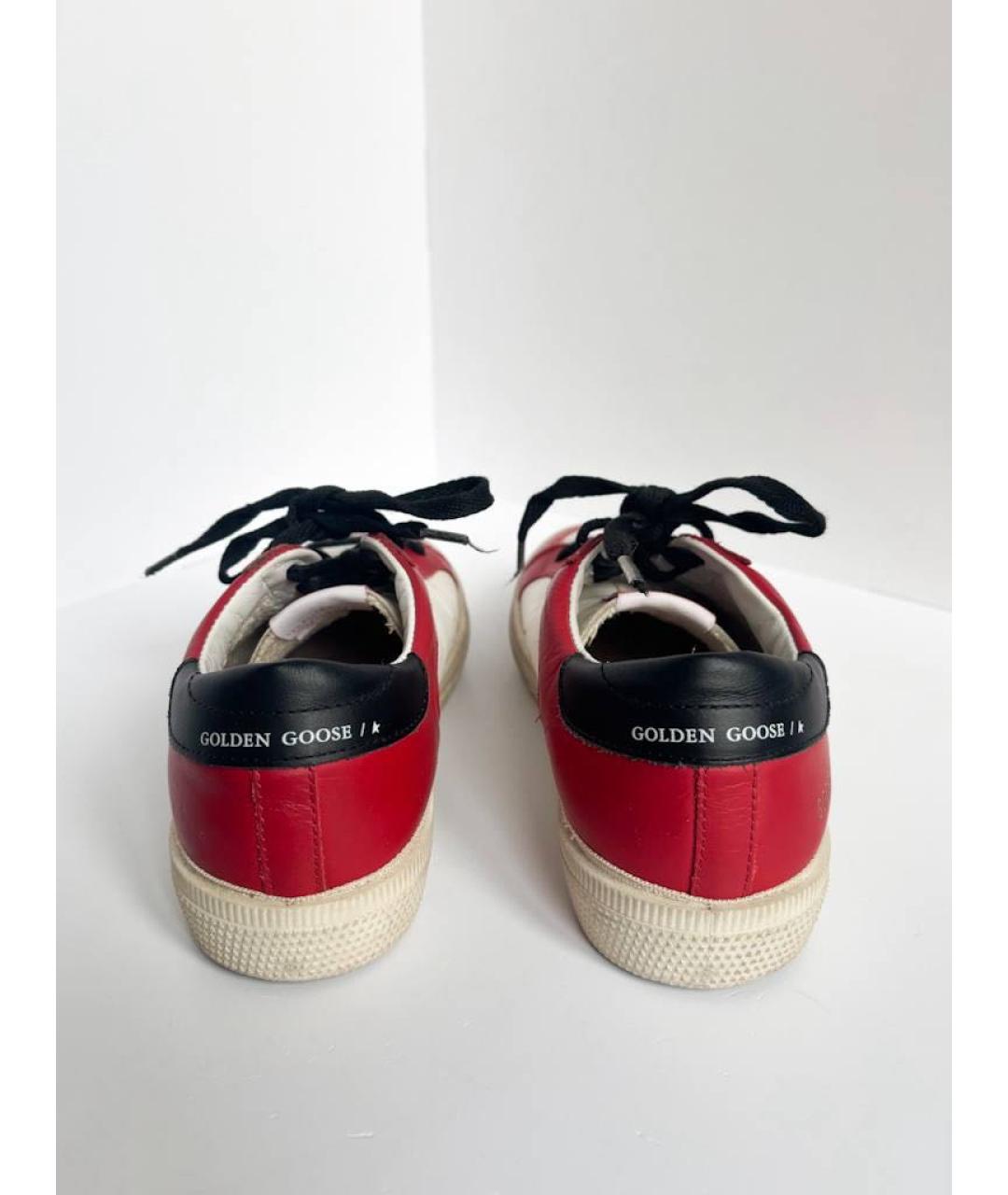 GOLDEN GOOSE DELUXE BRAND Красные кеды, фото 4