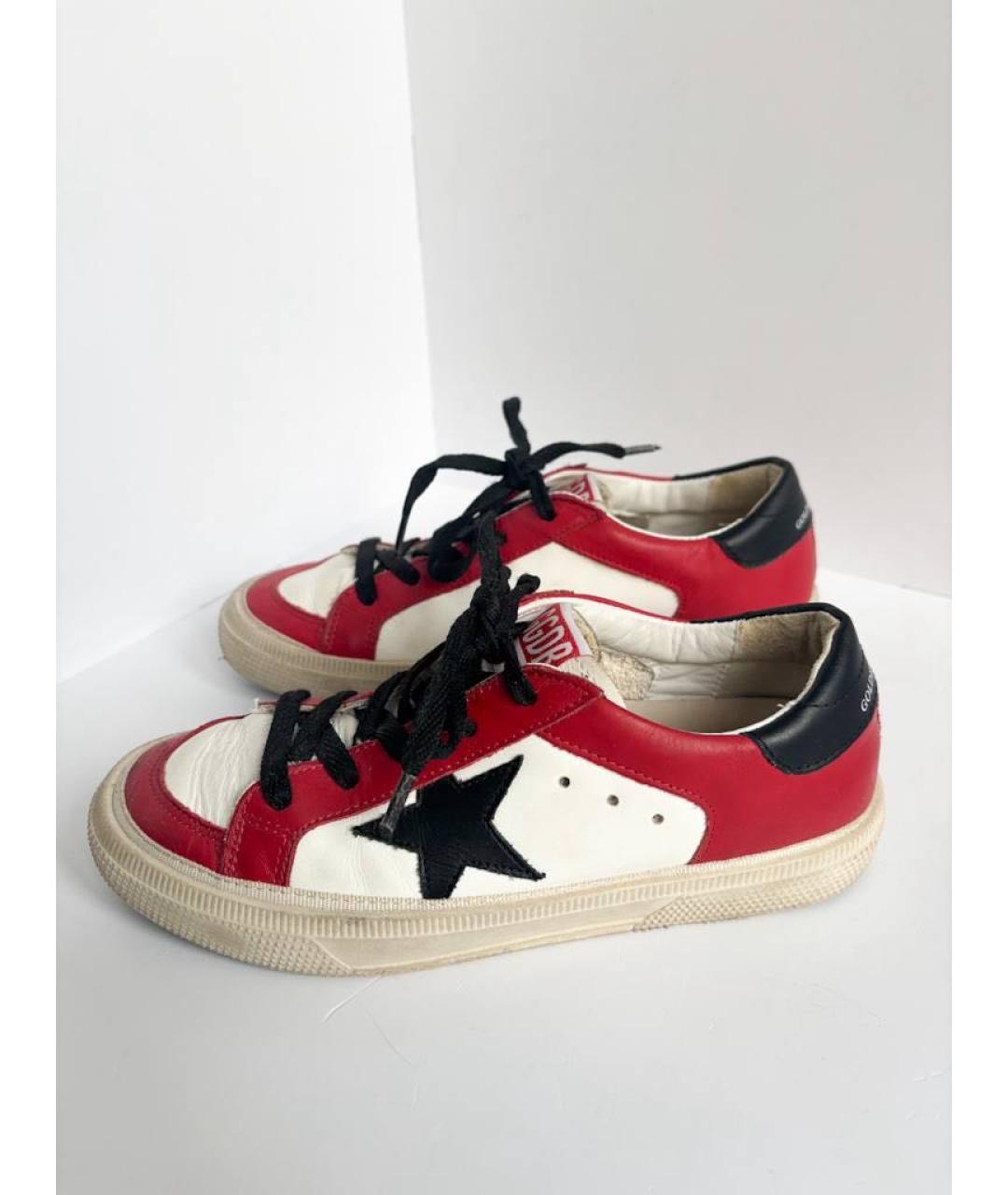 GOLDEN GOOSE DELUXE BRAND Красные кеды, фото 5