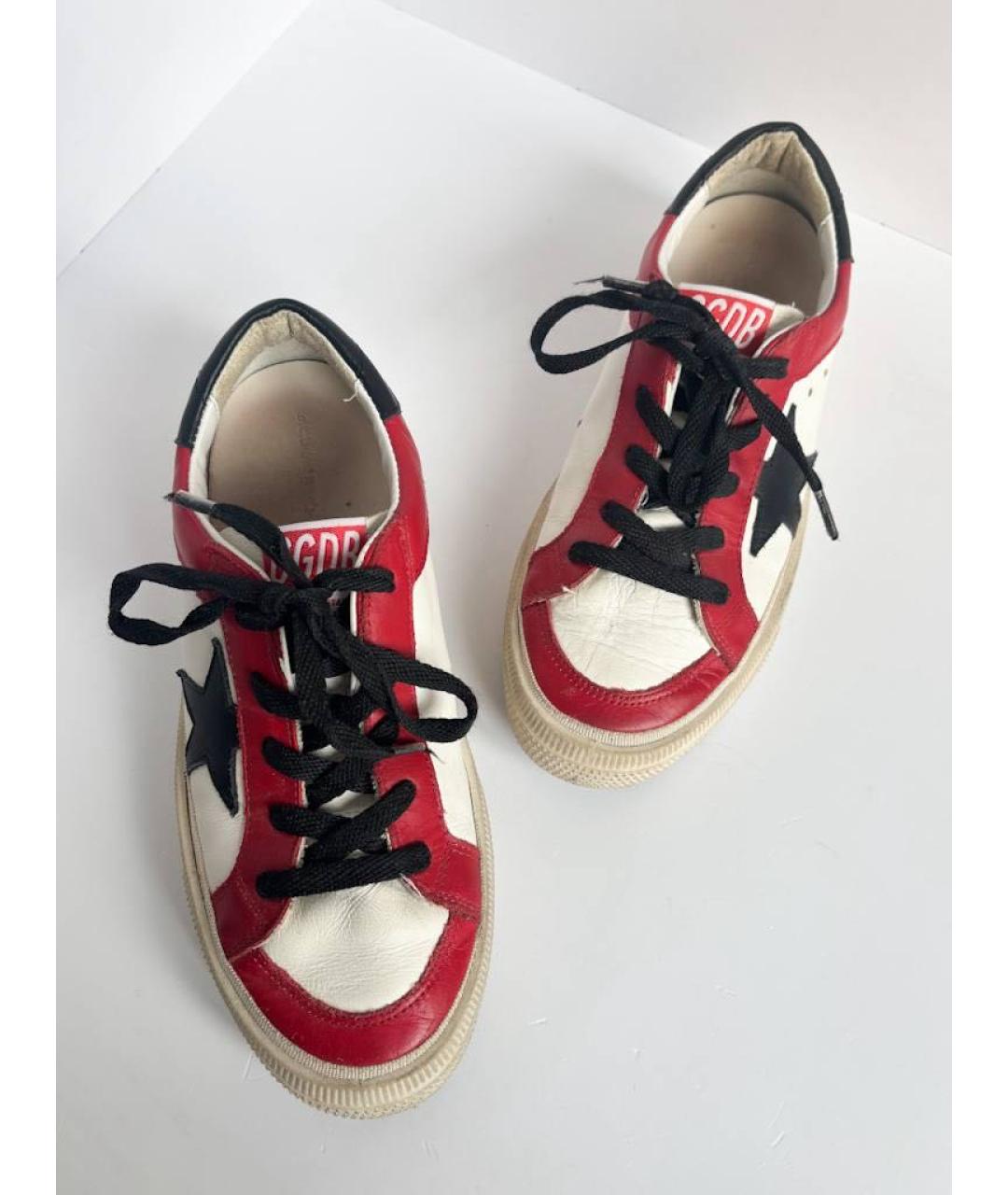 GOLDEN GOOSE DELUXE BRAND Красные кеды, фото 2