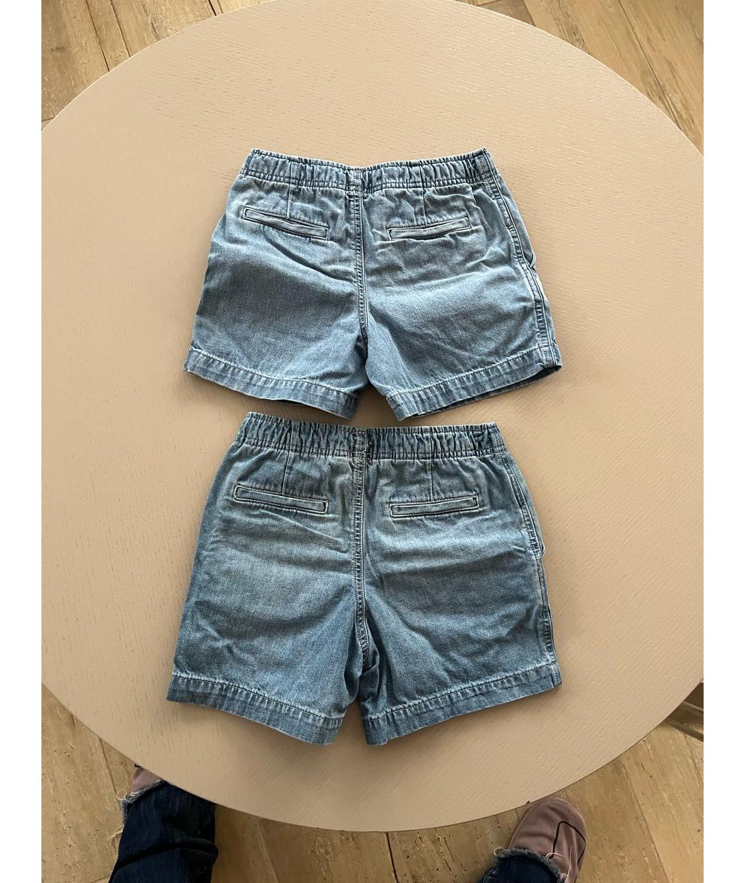 POLO RALPH LAUREN Голубые хлопковые детские шорты, фото 2