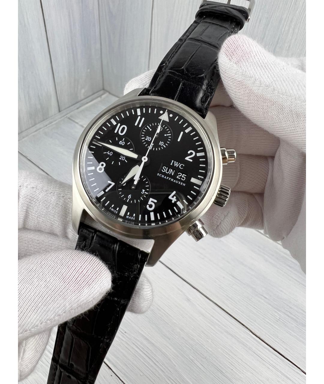 IWC Серебряные металлические часы, фото 2
