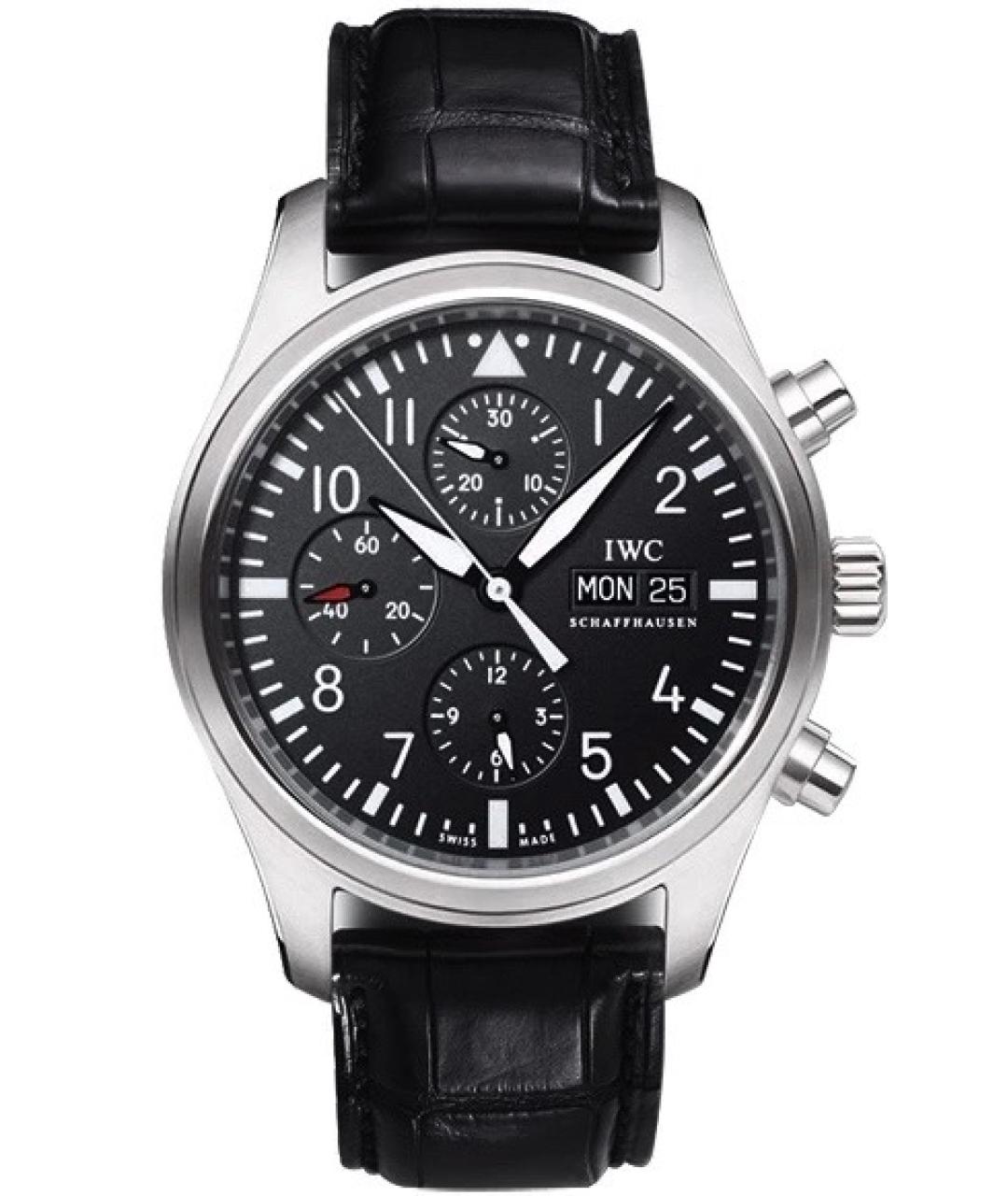 IWC Серебряные металлические часы, фото 1