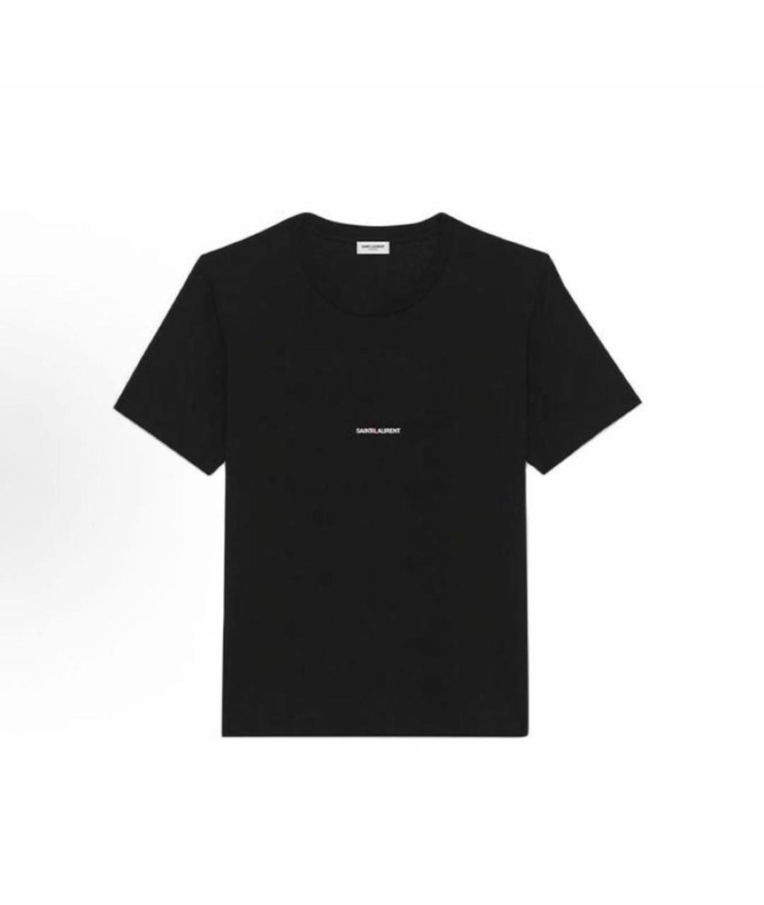 SAINT LAURENT Черная футболка, фото 3