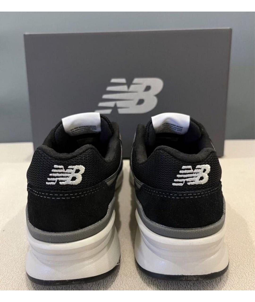 NEW BALANCE Черные замшевые низкие кроссовки / кеды, фото 6