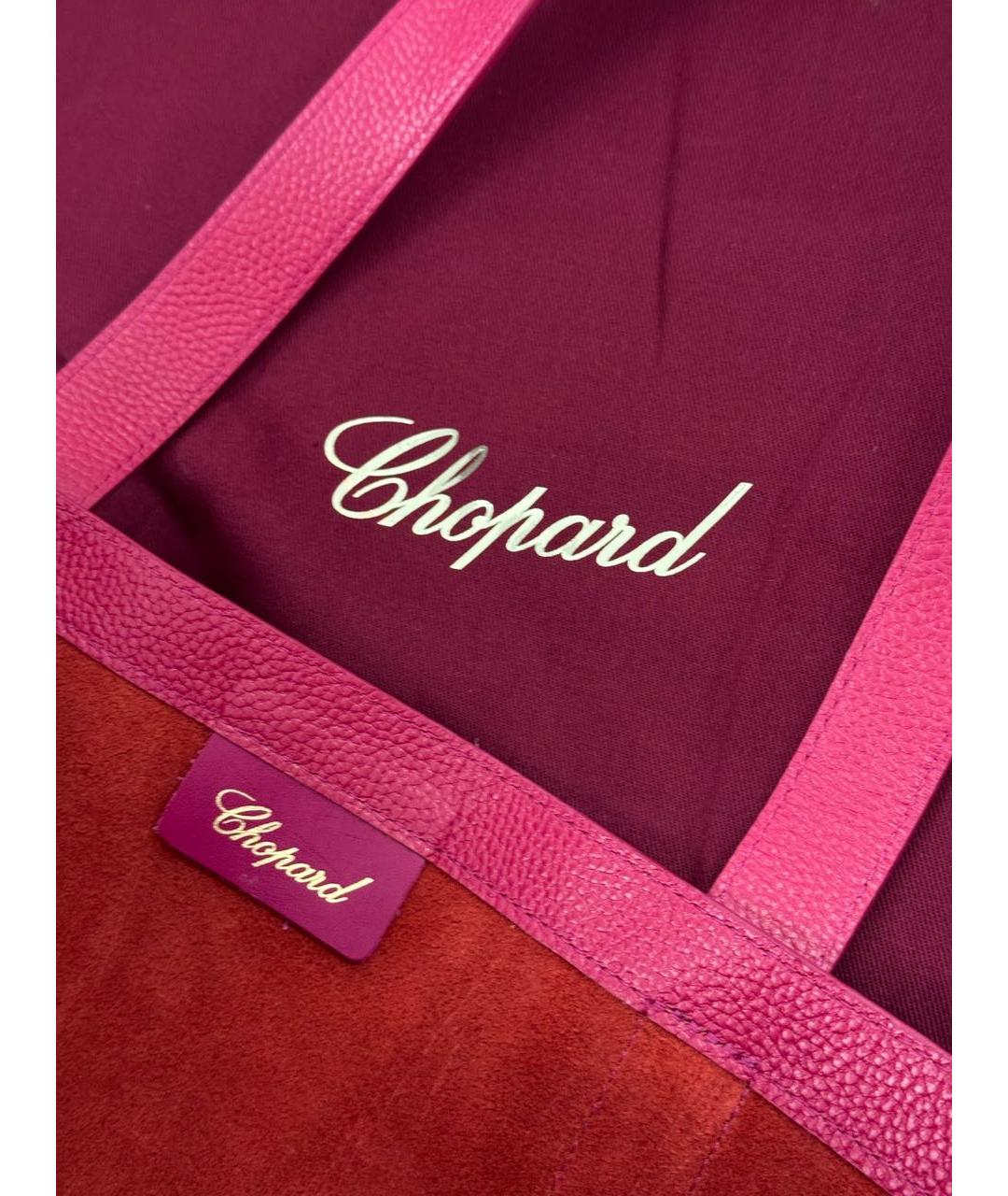 CHOPARD Фуксия кожаная сумка тоут, фото 4