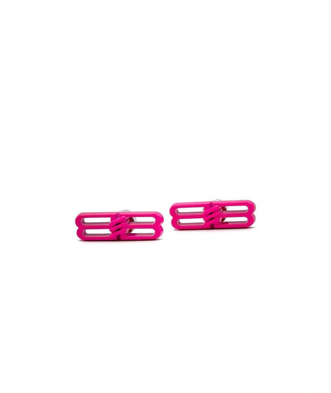 BALENCIAGA Розовые серьги, фото 1