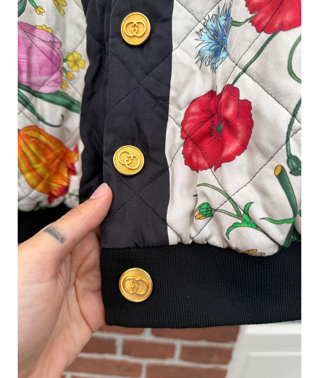 GUCCI Мульти шелковая куртка, фото 7