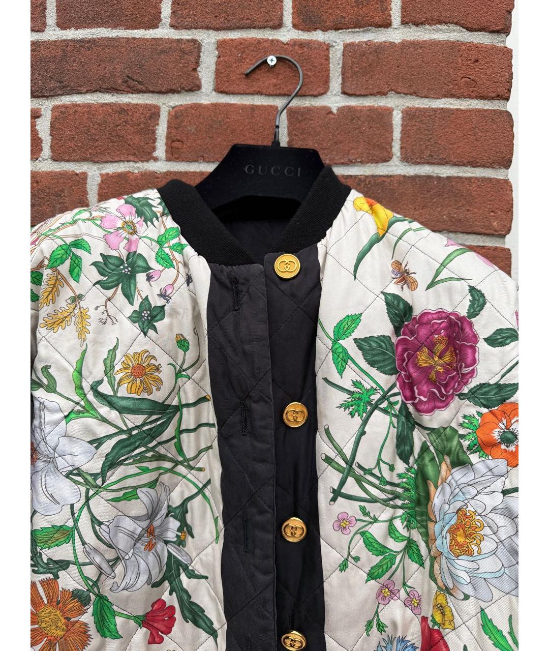 GUCCI Мульти шелковая куртка, фото 3