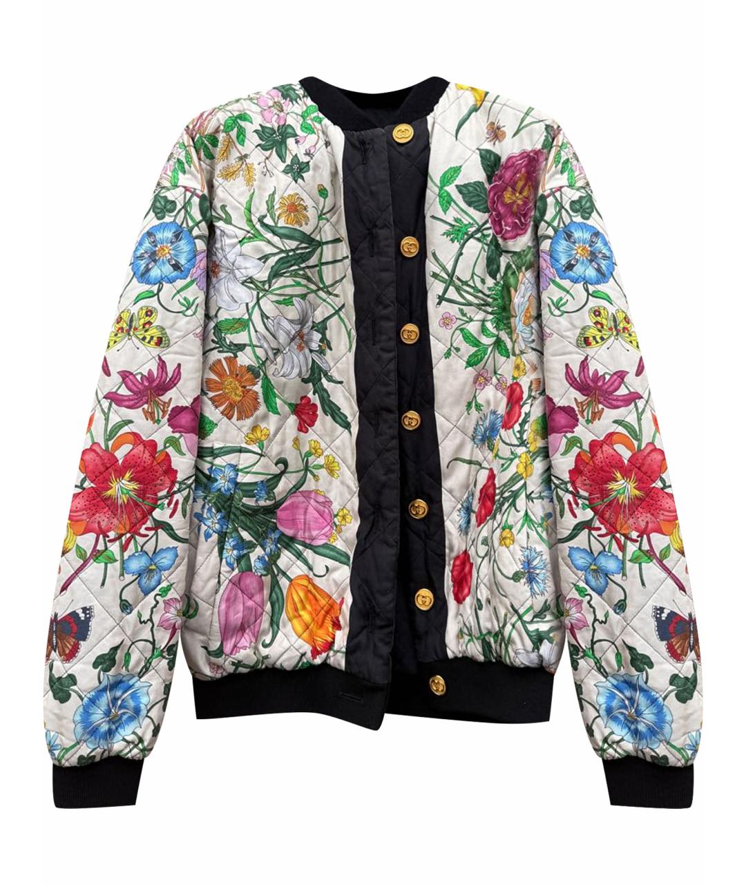 GUCCI Мульти шелковая куртка, фото 1