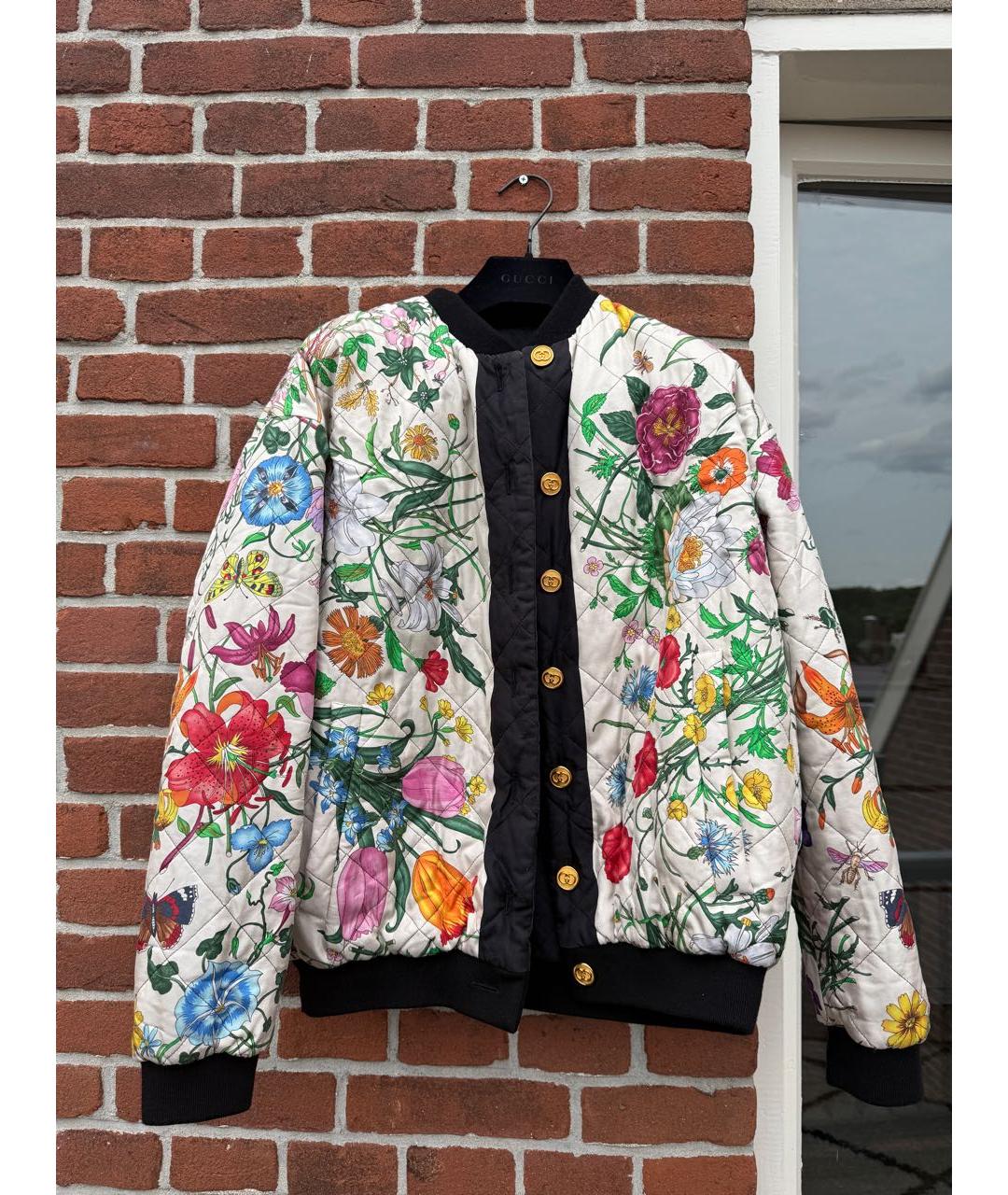 GUCCI Мульти шелковая куртка, фото 9