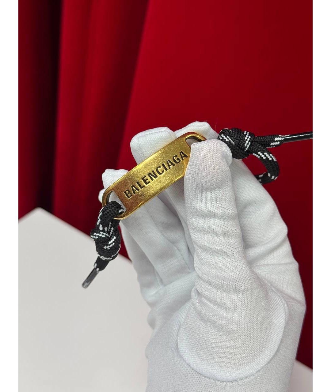 BALENCIAGA Черный браслет, фото 4