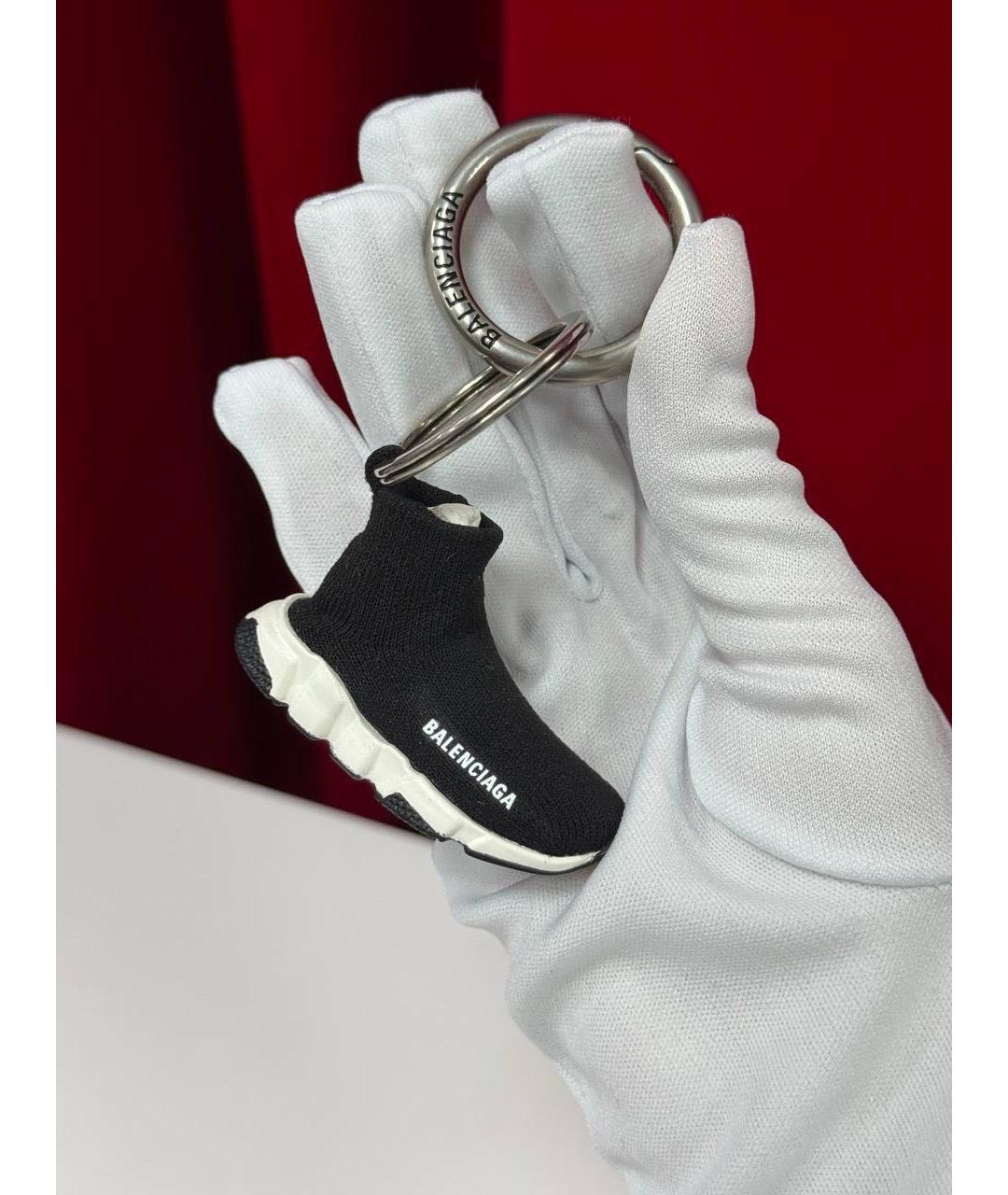 BALENCIAGA Черный брелок, фото 3
